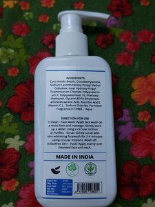 Korean Skin Brightening face wash + Freebies