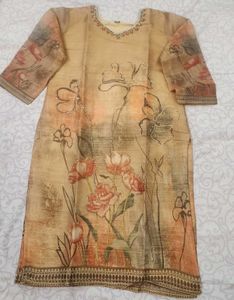 Party Wear Suit With Dupatta Size- XL