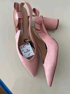 Pink Bow Heels