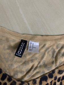 Animal Print Cardigan