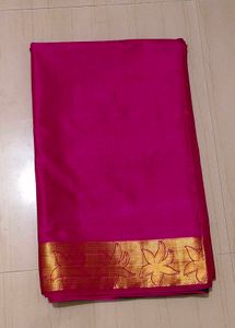 Pink Silk Saree