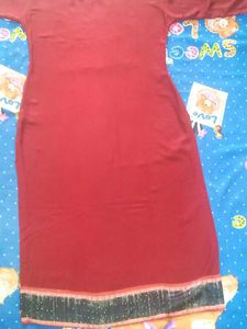 Suit With Silky Duppata