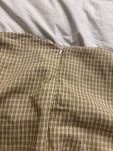 Korean Checkered Crop Top