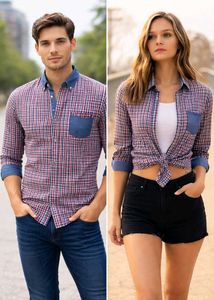 Checkered Casual Shirt