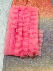 Glitter Multicolour Fishcut Gown