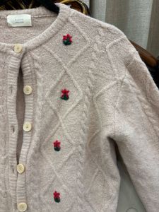 Floral Knit Cardigan