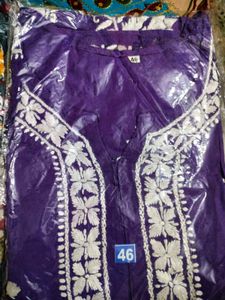 Totally New Lucknowi Chikankari  Cotton  Kurtis