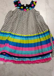 Kids Combo Set 2frock And 1 Top