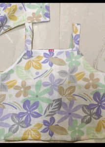 Floral Crop Top &amp; Skirt Set