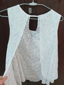 Polka Dot Sleeveless Top