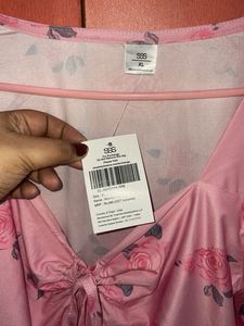 Streeestyle Floral Pink Long Sleeve Brand New Top