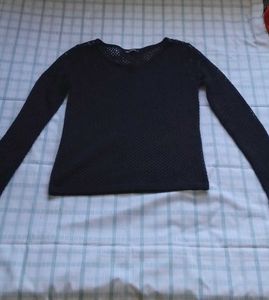 Black Terranova Off-Shoulder Top