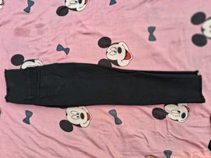 High Waist Black Jeans