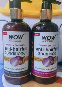 WOW Anti-Hairfall Shampoo & Conditioner