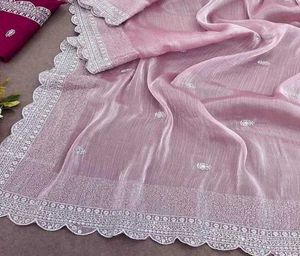 Elegant Purple Saree