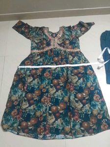Aliya Cut 3 PC Set Aline Measurement In Pics