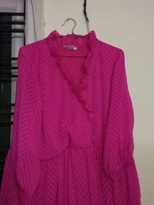 Pink Ruffle Dress