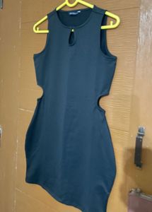 Chic Black Cutout Mini Dress