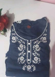 Crop Top And Kurti Set