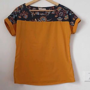 Floral Accent Top