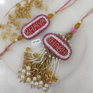 Bhaiya Bhabhi Lumba Rakhi Pair