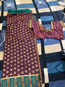 Beautiful Saree And Blouse at Very Low Price