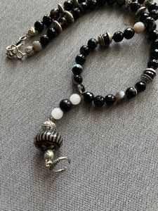 Black Agata Necklace