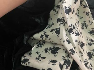 Korean Black Velvet Dress