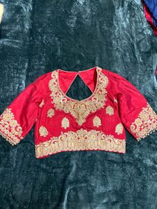 Red And Golden Lehenga❤️