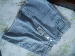 Cute Denim Mini Skirt