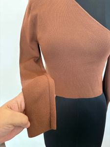 Zara Brown Top
