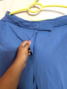 💙Flared Cerulean Blue Formal Pant For Women💙