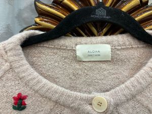 Floral Knit Cardigan