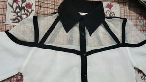 Beautiful Stylish Black &amp; White Shirt