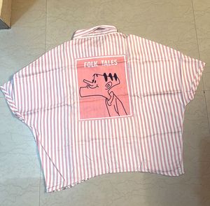 Hush Striped &amp; Cartoon Print Shirt
