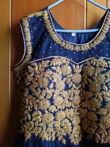 ❤️ ETHNIC GOWN NAVY BLUE ♥️