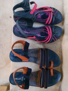 2 pair of cute Sandals size 8