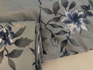 Floral Print Fabric Elastic Bedsheet