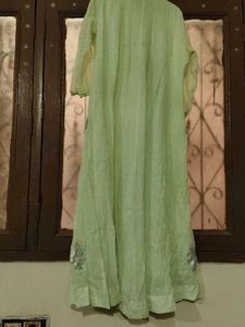 Elegant Light Green gotta patti Kurta