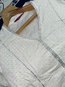 Libas White Kurta- Size S