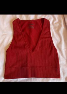 Garage Cropped Vest Top