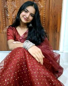 Maroon Glitter Lehenga Choli ✨