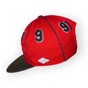 Vintage Red &#34;23-33&#34; Panel Cap | Pre-Loved