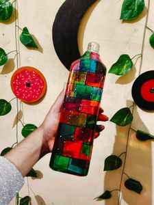 Colourful Glass Bottle 🍾✨