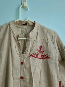 Elegant Embroidered Kurta