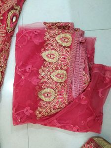 heavy work...long partywear gown...