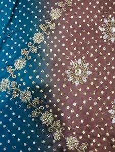 Full Work Saree In Double Shead