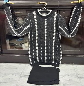 Striped Knit Sweater