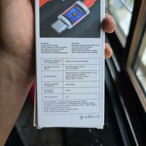 OnePlus 85W Charger Cable Usb To Type C