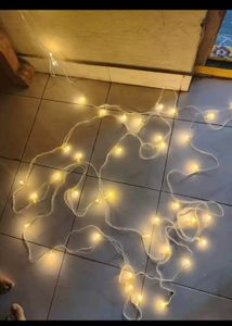 Yellow And White String Lights For Home Decoration